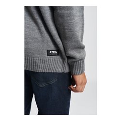 STIHL Pullover Gr. XXL WINTER SEASON 23 Blau/Grau