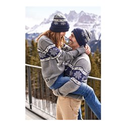 STIHL Pullover Gr. XXL WINTER SEASON 23 Blau/Grau