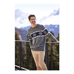 STIHL Pullover Gr. L WINTER SEASON 23 Blau/Grau