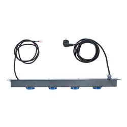 BGS Netzversorgungsleiste, 4-fach, für Schrankwand-System