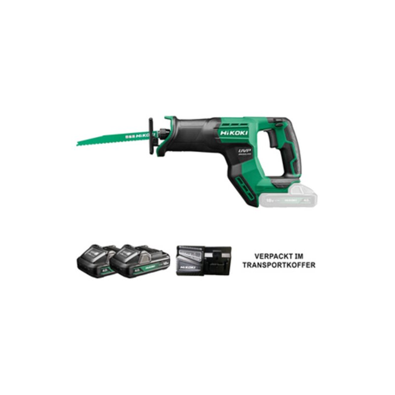 HiKOKI Akku-Säbelsäge CR18DMA (4,0 Ah) (Transportkoffer)