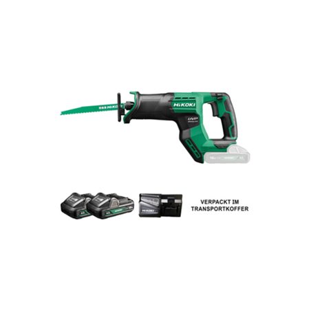 HiKOKI Akku-Säbelsäge CR18DMA (4,0 Ah) (Transportkoffer)