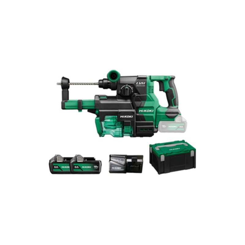 HiKOKI Akku-Bohr- und Meißelhammer (SDS-plus) DH1826DA (5,0 Ah) (HSC II)
