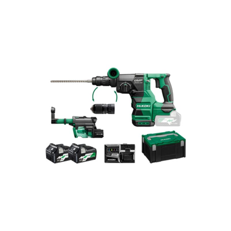 HiKOKI Akku-Bohr- und Meißelhammer (SDS-plus) DH3628DC (2,5 Ah) (HSC III)