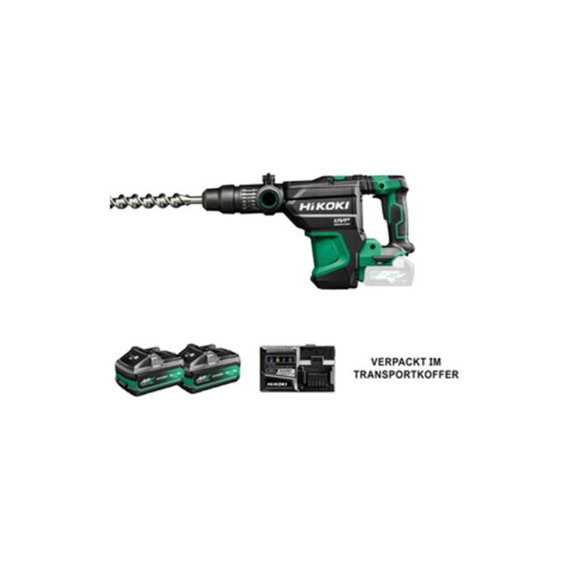 HiKOKI Akku-Bohr- und Meißelhammer (SDS-max) DH3640DA (4,0 Ah) (Transportkoffer)