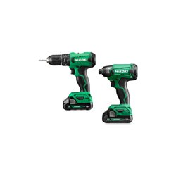 HiKOKI Combo-Kit Akku Schlagbohr-/Schlagschrauber KC18DA