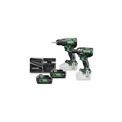 HiKOKI Combo-Kit Akku Bohrschrauber + Schlagschrauber KC18DE