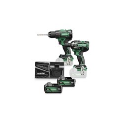 HiKOKI Combo-Kit Akku Schlagschrauber + Schlagbohrschrauber KC18DE