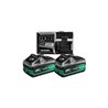 HiKOKI 2 Akkus 36 V 4,0 Ah / 18V 8,0 Ah MULTI VOLT BSL36B18X + Ladegerät UC18YSL3