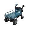 Makita Akku-Schubkarre 2x18V, 300 kg, 0-1,5/3,5 km/h, höhenverstellbare Ladefläche