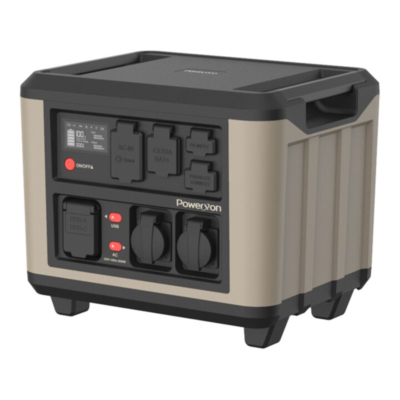 Power On Tools Powerstation Pro22 mit Feuerlöscheinheit  - 2.000W/1.500 Wh