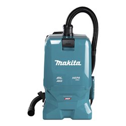 Makita Akku-Rucksackstaubsauger 40V max., 200 mbar, 6 l