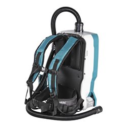 Makita Akku-Rucksackstaubsauger 40V max., 200 mbar, 6 l