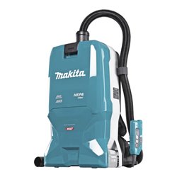 Makita Akku-Rucksackstaubsauger 40V max., 200 mbar, 6 l