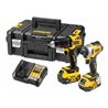 DEWALT Akku Komboset 2-tlg. DCD709 + DCF809 mit Akkus 18V 5Ah
