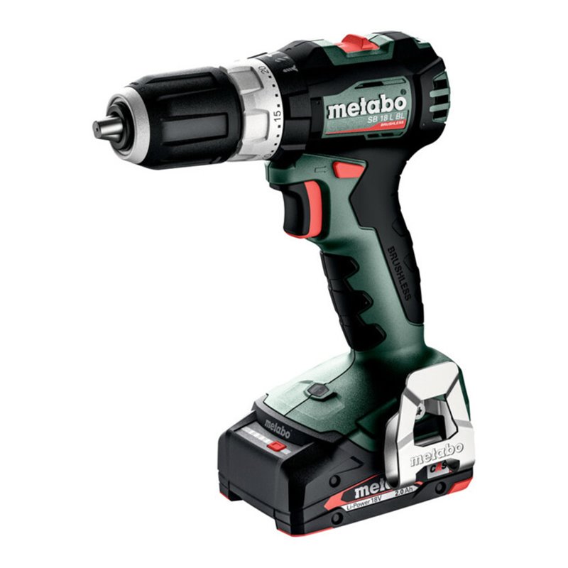 Metabo Akku-Schlagbohrschrauber SB 18 L BL (613157500) metaBOX 145, 18V 2x2Ah Li-Power + SC 30