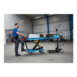 HanseLifter Hubtischwagen mit Rollenbahn, Tragf.: 500 kg, Typ: SPR500