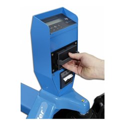 HanseLifter Waagehubwagen WHP-DM2000, Mehrbereichsanzeige, Drucker, Tragfähigkeit: 2.000 kg