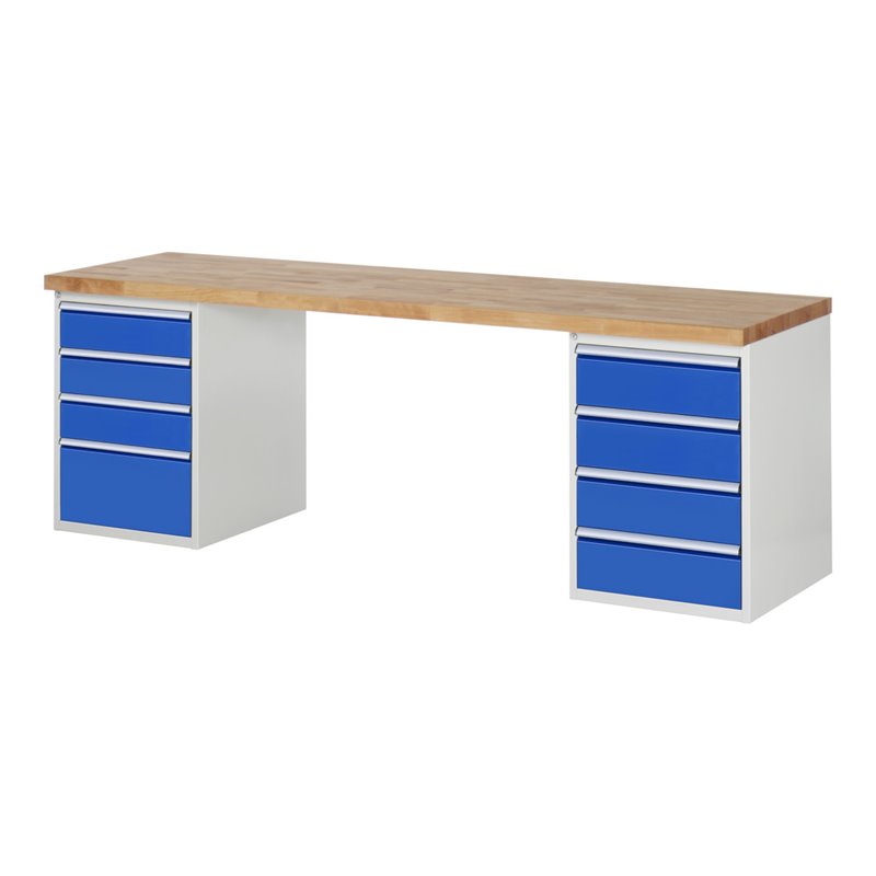 Rau Werkbank Modell 7820 840 mm Buche-Massiv-Platte