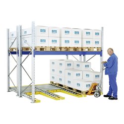 Bito Rollenbahnsegmente mit Hubwagenentnahme