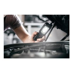 Brennenstuhl LED Akku Handleuchte HL 701 A / LED Arbeitsleuchte für außen IP54 (700+100lm, inklusive USB C Ladekabel, bis zu 10h