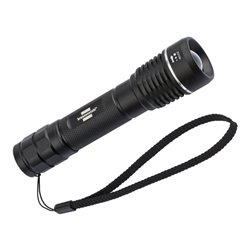 Brennenstuhl LuxPremium Akku-Fokus-LED-Taschenlampe TL 601 AF IP67 / Aufladbare Taschenleuchte mit CREE-LED (600lm, 190m, fokuss