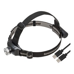 Brennenstuhl Akku LED Kopflampe LuxPremium KL 251 AF / Stirnlampe LED mit austauschbarem Akku und Rotlicht (250lm, IP44, CREE-LE