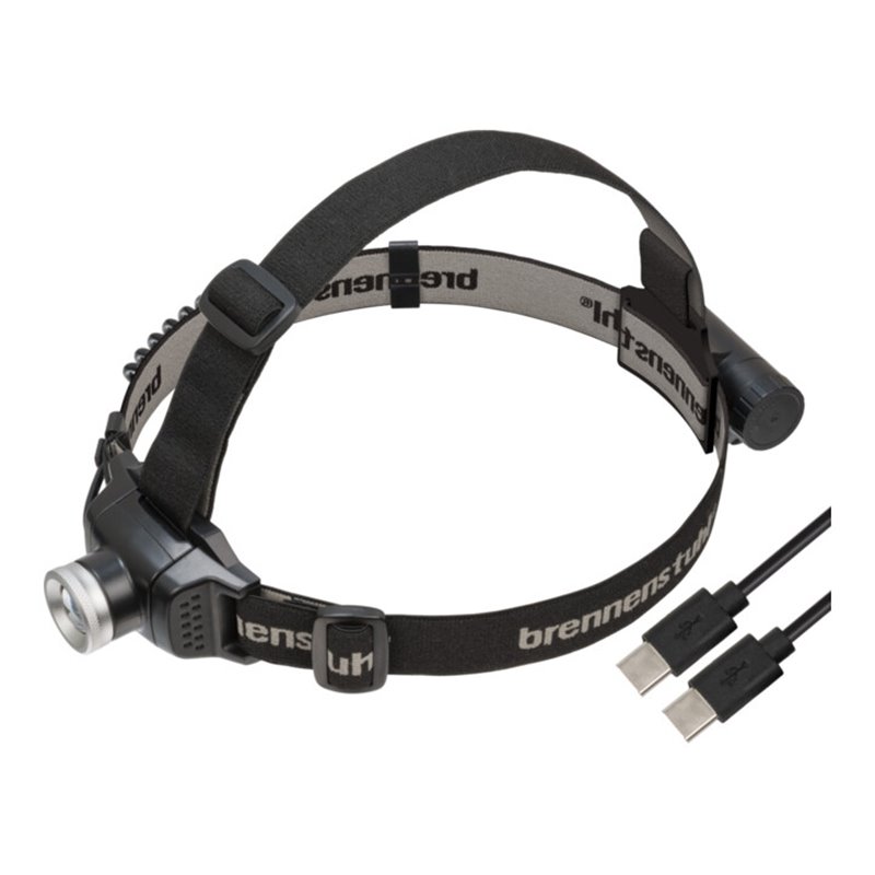 Brennenstuhl Akku LED Kopflampe LuxPremium KL 251 AF / Stirnlampe LED mit austauschbarem Akku und Rotlicht (250lm, IP44, CREE-LE