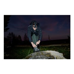 Brennenstuhl Akku LED Kopflampe LuxPremium KL 251 AF / Stirnlampe LED mit austauschbarem Akku und Rotlicht (250lm, IP44, CREE-LE