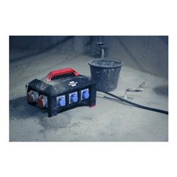 Brennenstuhl Professional Gummi-Baustromverteiler BSV 5-32A FI Typ B 2m H07RN-F 5G6,0 1xCEE32A+2x16A,6x230V