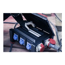 Brennenstuhl Professional Gummi-Stromverteiler BSV 5 2m H07RN-F 5G6,0 1xCEE32A+2x16A, 6x230V