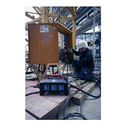 Brennenstuhl Professional Gummi-Stromverteiler BSV 5-63A 2m H07RN-F 5G16,0 1xCEE32A+2x16A, 6x230V