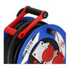 Brennenstuhl Garant CEE IP44 Industrie-/Baustellen-Kabeltrommel (30m Kabel in schwarz, Spezialkunststoff, Baustelleneinsatz und 