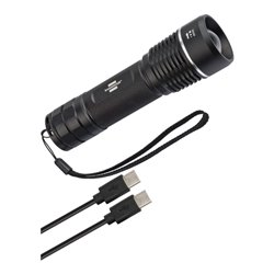 Brennenstuhl LuxPremium Akku-Fokus LED-Taschenlampe TL 1201 AF IP67 / Taschenleuchte mit heller CREE-LED (stufenloser Fokus, 120