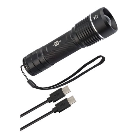 Brennenstuhl LuxPremium Akku-Fokus LED-Taschenlampe TL 1201 AF IP67 / Taschenleuchte mit heller CREE-LED (stufenloser Fokus, 120