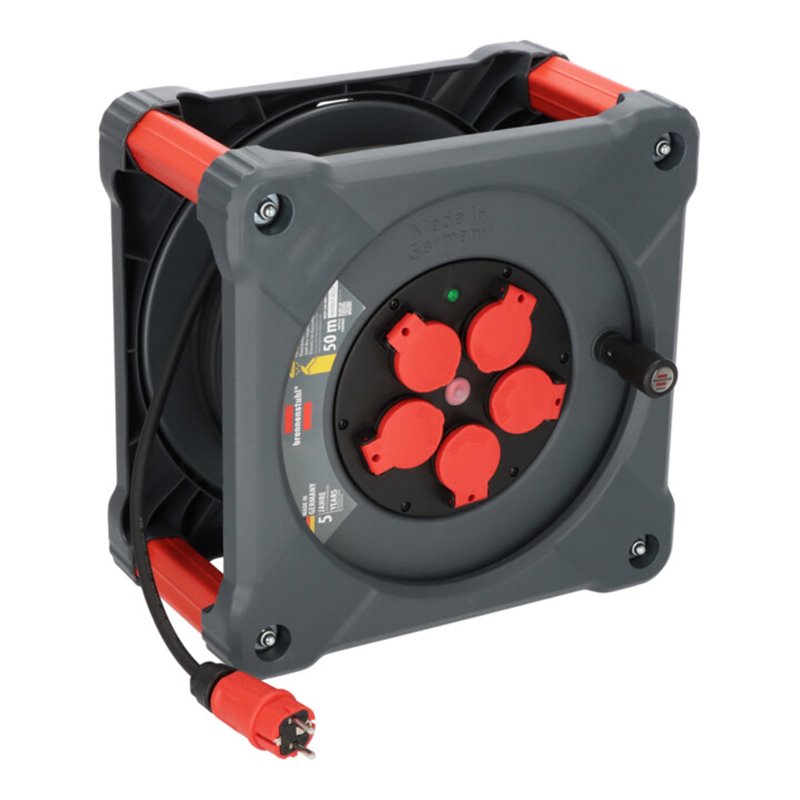 Brennenstuhl Professional Baustellen-Kabeltrommel KA 5100 5 IP44, 50m H07RN-F 3G1,5