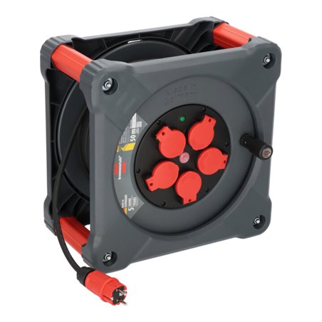Brennenstuhl Professional Baustellen-Kabeltrommel KA 5100 5 IP44, 50m H07RN-F 3G1,5