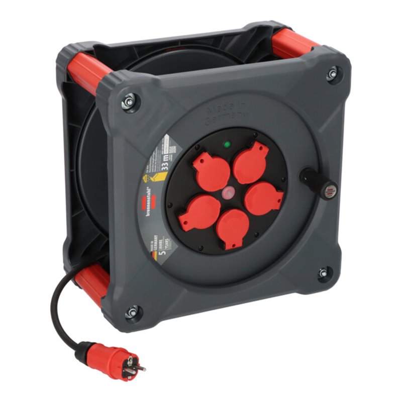 Brennenstuhl Professional Baustellen-Kabeltrommel KA 3100 5 IP44, 33m H07RN-F 3G1,5