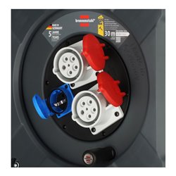 Brennenstuhl Professional CEE-Kabeltrommel KD 3200 C7 IP44, 30m H07RN-F 5G2,5