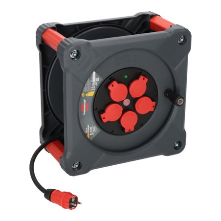 Brennenstuhl Professional Baustellen-Kabeltrommel KA 3200 5 IP44, 33m H07RN-F 3G2,5