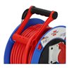 Brennenstuhl Garant CEE 1 IP44 Kabeltrommel (25m Kabel in signalrot, aus Spezialkunststoff, Einsatz im Außenbereich, Made in Ger