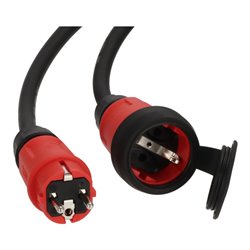 Brennenstuhl Professional Verlängerungskabel VN 1110 IP44, 5m schwarz H07RN-F 3G1,5