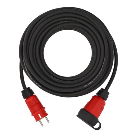 Brennenstuhl Professional Verlängerungskabel VN 2100 IP44, 25m schwarz H07RN-F 3G1,5