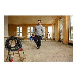 Brennenstuhl Garant CEE 1 IP44 Kabeltrommel (CEE-Kabeltrommel mit 30m Kabel in schwarz, aus Spezialkunststoff, für den ständigen