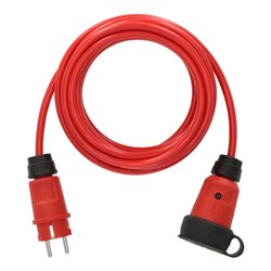 Brennenstuhl Professional Verlängerungskabel VQ 1110 IP44, 5m rot H07BQ-F 3G1,5