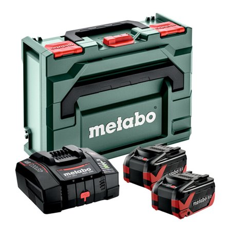 Metabo Basic-Set 2 x LiHDX 8.0 Ah ASC 290 + metaBOX 145 (685305000)