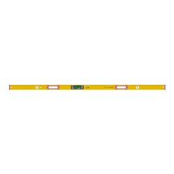 STABILA Digitale Wasserwaage TECH 196 DL, 183 cm, wasser- und staubdicht nach IP 67, 2 Digital-Displays, kalibrationsfrei, Anzei