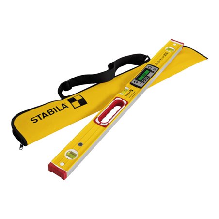 STABILA Digitale Wasserwaage TECH 196 DL, 81 cm, wasser- und staubdicht nach IP 67, 2 Digital-Displays, kalibrationsfrei, Anzeig