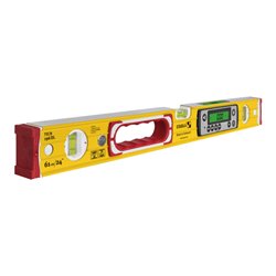 STABILA Digitale Wasserwaage TECH 196 DL, 100 cm, wasser- und staubdicht nach IP 67, 2 Digital-Displays, kalibrationsfrei, Anzei