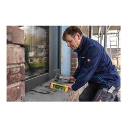 STABILA Digitale Wasserwaage TECH 196 DL, 23 cm, wasser- und staubdicht nach IP 67, 2 Digital-Displays, kalibrationsfrei, Anzeig